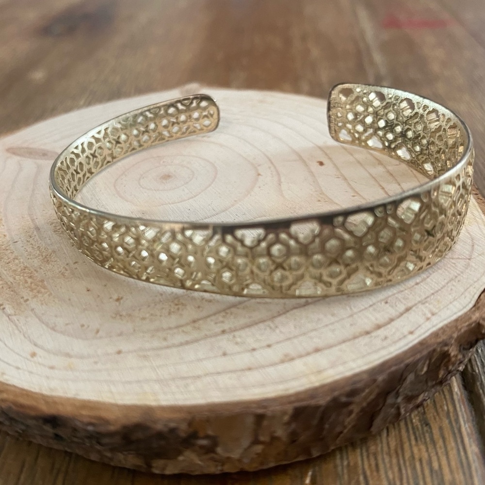 Kendra Scott Gold Filigree Cuff
